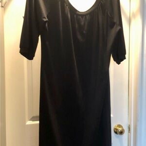 Zili Otto Black Dress w/ Red Trim Size Lg